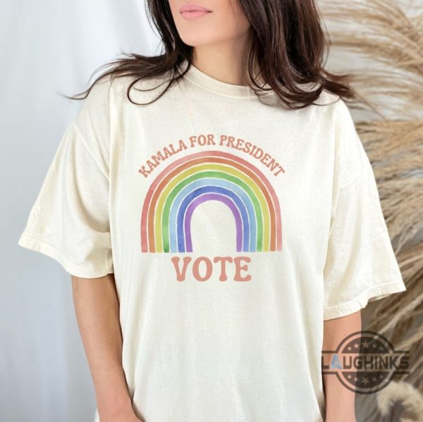 kamala harris tee shirt sweatshirt hoodie kamala for president 2024 shirts vote for first female president tshirt laughinks 7