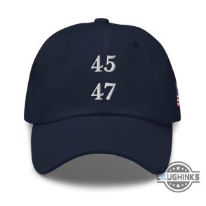 trump 45 47 embroidered baseball cap trump 47 hats with american flag embroidery laughinks 2