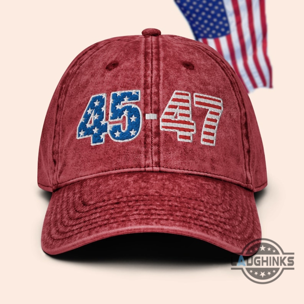 45 47 Trump Vintage Dad Hat Trump 47 Embroidered Classic Baseball Caps And Distressed Dad Hats