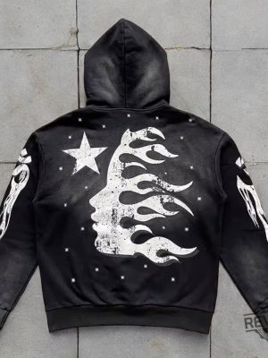 Hellstar Black Tracksuit Flame Tracksuit Hellstar Sports Hoody Hellstar Hoody Hellstar Shirt revetee 2