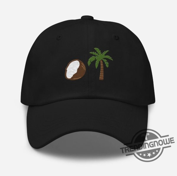 Coconut Palm Tree Emoji Hat Funny Kamala Harris Quote You Think 2024 Election Cap You Exist Quote Kamala President Hat trendingnowe 2