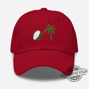 Coconut Palm Tree Emoji Hat Funny Kamala Harris Quote You Think 2024 Election Cap You Exist Quote Kamala President Hat trendingnowe 4