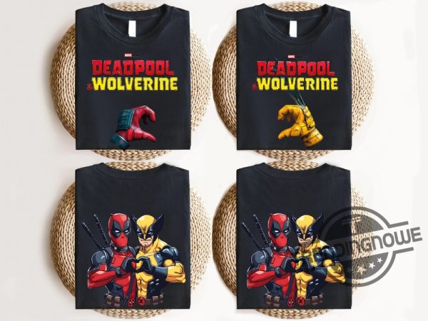 Deadpool And Wolverine Shirt Marvel Deadpool Wolverine Besties Shirt Disney Superhero Shirt Disney Anti Hero Shirt trendingnowe 2