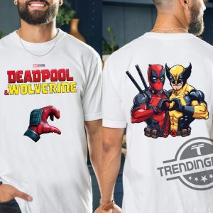 Deadpool And Wolverine Shirt Marvel Deadpool Wolverine Besties Shirt Disney Superhero Shirt Disney Anti Hero Shirt trendingnowe 3