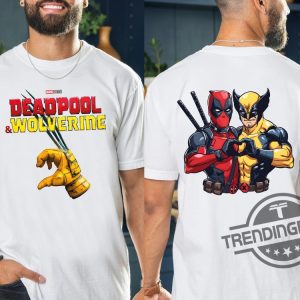 Deadpool And Wolverine Shirt Marvel Deadpool Wolverine Besties Shirt Disney Superhero Shirt Disney Anti Hero Shirt trendingnowe 4