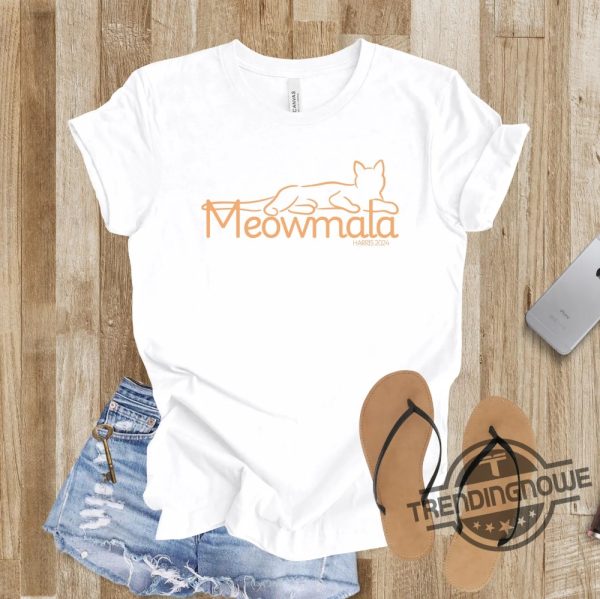 Childless Cat Lady Society Shirt Meowmala Childfree Cat Ladies For Kamala Shirt Kitty Lady Harris 2024 Vote Shirt trendingnowe 2