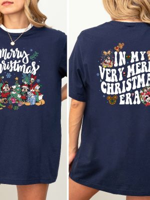 Disneyland 2024 Christmas Shirt Mickey And Friends Holiday Vacation Shirt Vintage Mickey Mouse Shirt Unique revetee 2