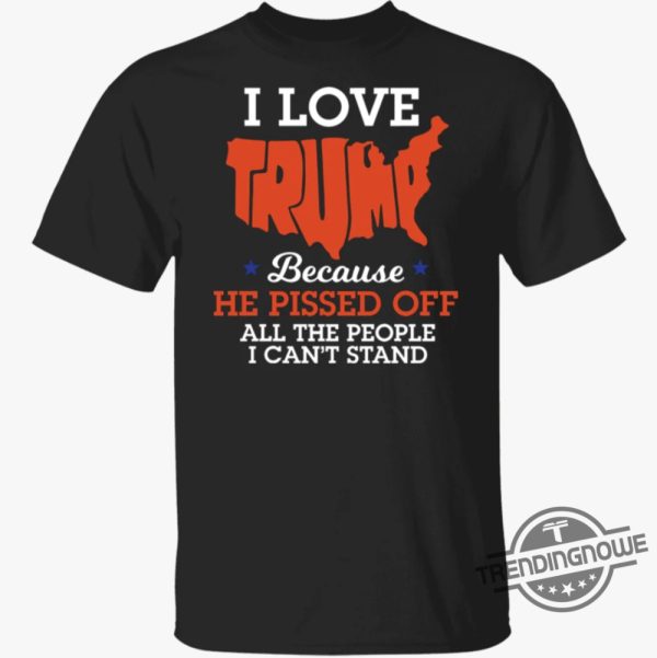 Love Trump Because Shirt Trump 2024 Campaign T Shirt Maga Tee Donald Trump Shirt 2024 trendingnowe 2