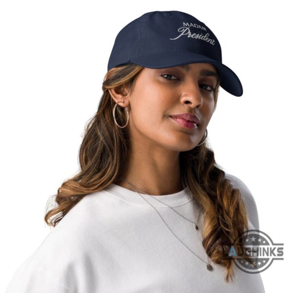 madam president hat kamala harris classic embroidered baseball caps