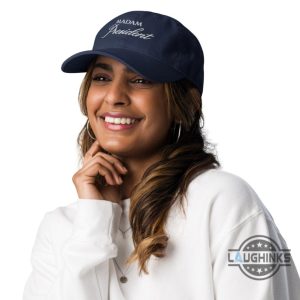 madam president hat kamala harris classic embroidered baseball caps