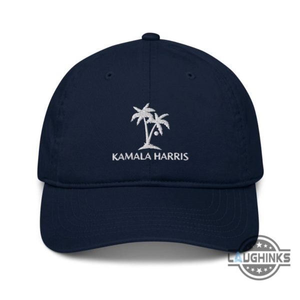 coconut tree kamala harris embroidered baseball hat