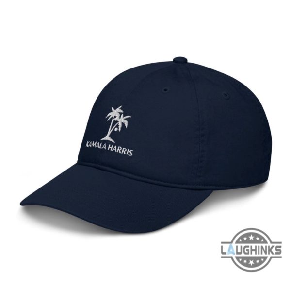 coconut tree kamala harris embroidered baseball hat