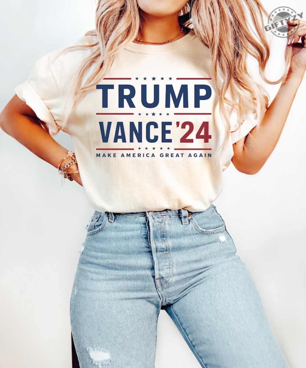 Trump Vance 24 Shirt President Trump Hoodie Jd Vance Sweatshirt Republican Donald Trump Tshirt Trump Supporter Shirt