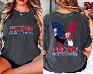 Make America Great Again Shirt Shooting Pennsylvania Rally Tshirt Trump Supporter Sweatshirt Donald Trump Shot Hoodie Trump 2024 Shirt giftyzy 4