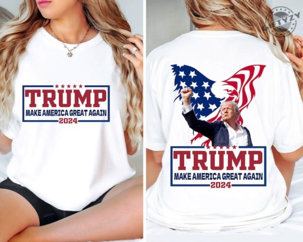 Make America Great Again Shirt Shooting Pennsylvania Rally Tshirt Trump Supporter Sweatshirt Donald Trump Shot Hoodie Trump 2024 Shirt giftyzy 5