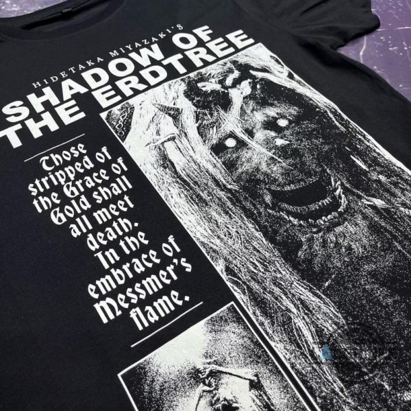 elden ring shadow of the erdtree graphic tee shirt