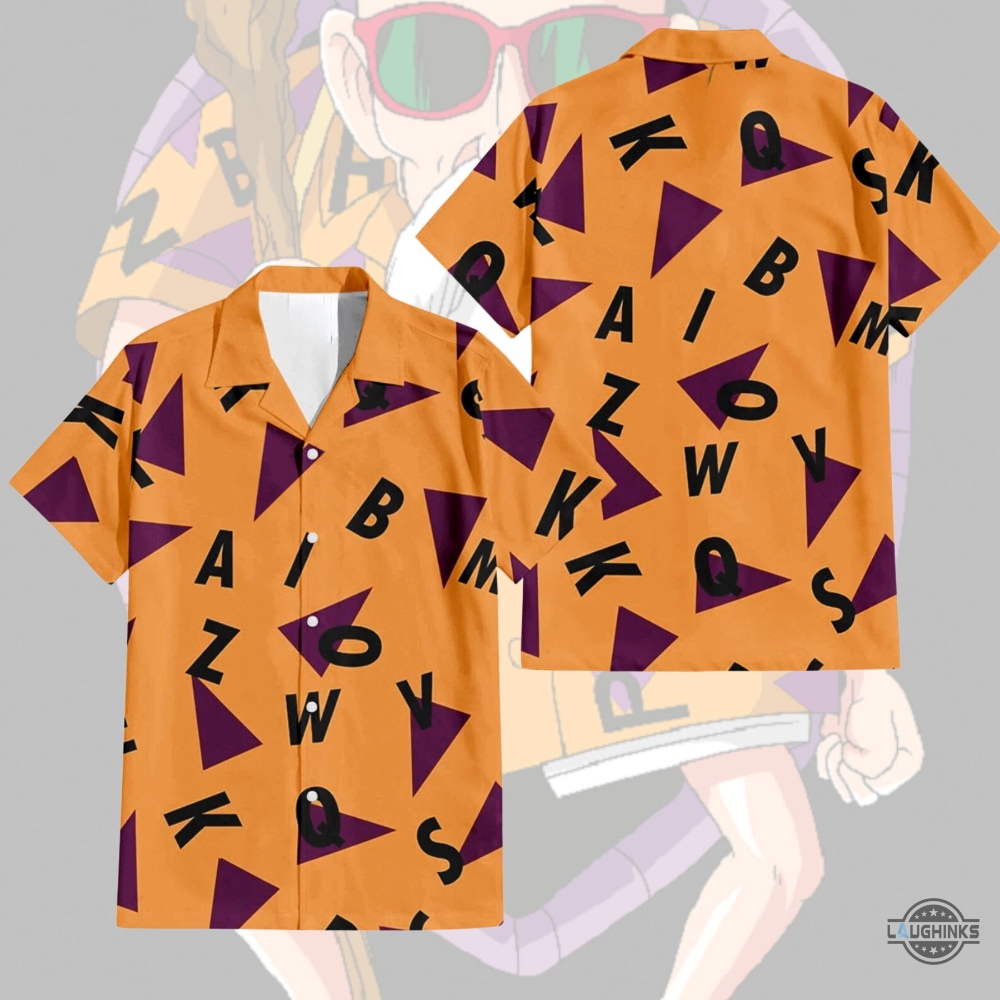 Master Roshi Hawaiian Shirt And Shorts Dragon Ball Z Master Roshi Cosplay Aloha Summer Beach Button Up Shirts For Anime Lovers