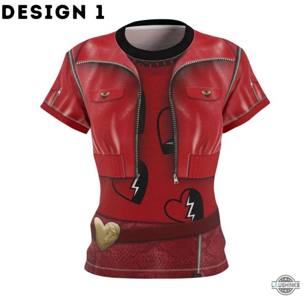 descendants 4 the rise of red costume queen of hearts red jacket cosplay red from descendants costumes laughinks 1