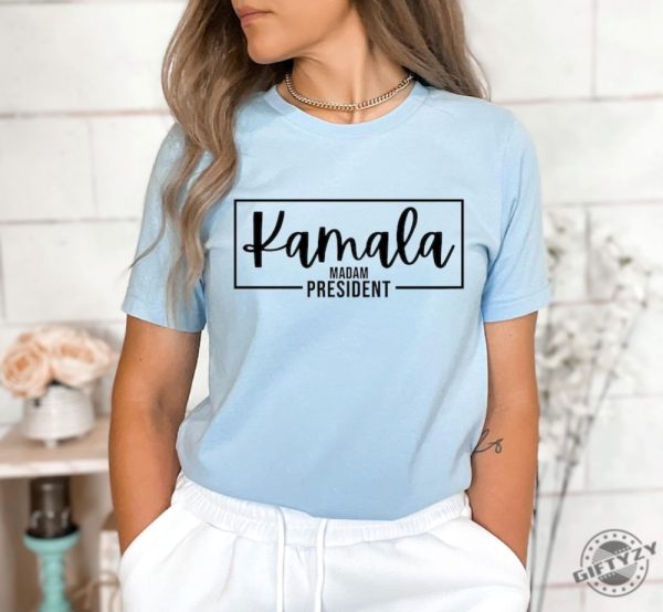 Kamala Madam President Shirt President Kamala Harris 2024 Tshirt I Am Speaking Sweatshirt Kamala For The People Hoodie Kamala Rally Shirt giftyzy 3