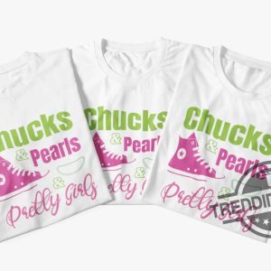 Chucks And Pearls And Pretty Girls Shirt Kamala Harris For President 2024 Tshirt Kamala Harris 2024 Shirt trendingnowe 2