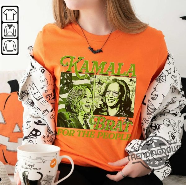 Kamala Brat Comic Shirt Kamala Harris For President 2024 T Shirt Vintage Girl Power Gift Unisex Shirt Hoodie Sweatshirt trendingnowe 2