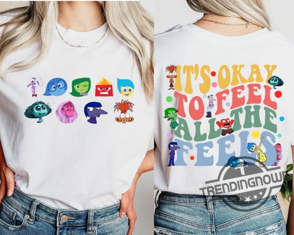 Its Okay To Feel All The Feels Shirt Inside Out Disney Teacher T Shirt Inclusion Shirt Speech Therapy Shirt Inside Out Shirt trendingnowe 1