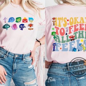 Its Okay To Feel All The Feels Shirt Inside Out Disney Teacher T Shirt Inclusion Shirt Speech Therapy Shirt Inside Out Shirt trendingnowe 2