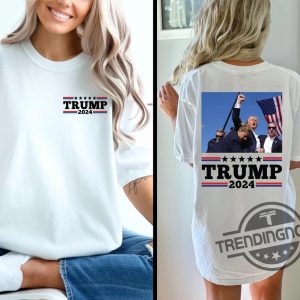 Trump Fist Pump Shot At Shirt Assassination Attempt Trump 2024 Trump For President T Shirt Trump Hero Trump Sweatshirt trendingnowe 2