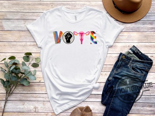 Vote Shirt Banned Books Shirt Reproductive Rights Tee Blm Shirts Political Activism Shirt trendingnowe 1