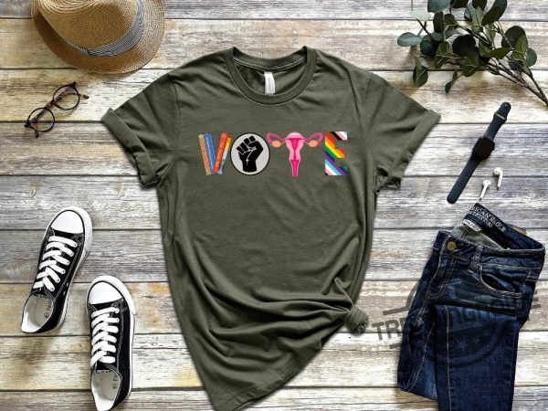 Vote Shirt Banned Books Shirt Reproductive Rights Tee Blm Shirts Political Activism Shirt trendingnowe 2