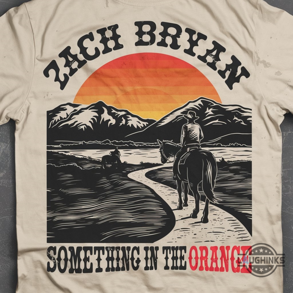 Zach Bryan Something In The Orange Graphic T Shirt Concert