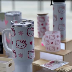 hello kitty stanley cup 40 oz dupe for sale sanrio pink heart cute hello kitty tumbler cups 40oz laughinks 1
