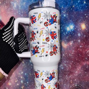 the amazing spider bluey stanley cup dupe 40oz spiderman bluey 40 oz tumbler