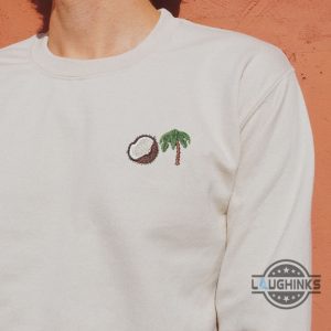 kamala harris coconut tree embroidered sweatshirt tshirt hoodie funny you think you just fell out of a coconut tree shirt 2024 laughinks 2