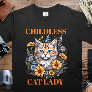 Childless Cat Lady Shirt Childless Cat Lady Kamala Harris T Shirt 2024 Vote Blue Shirt Coconut Tree Harris 47 Shirt trendingnowe 2