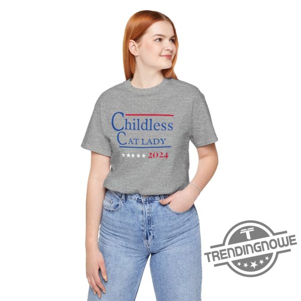 Childless Cat Lady Shirt Coconut Tree Harris 47 Shirt Childless Cat Lady Kamala Harris T Shirt 2024 Vote Blue Shirt trendingnowe 1