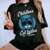 Childless Cat Lady Shirt Vote Blue Shirt Coconut Tree Harris 47 Shirt Childless Cat Lady Kamala T Shirt 2024 trendingnowe 1