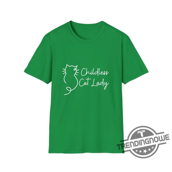 Childless Cat Lady Shirt V2 Vote Blue Shirt Coconut Tree Harris 47 Shirt Childless Cat Lady Kamala T Shirt 2024 trendingnowe 1