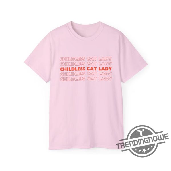 Childless Cat Lady T Shirt Vote Blue Shirt Coconut Tree Harris 47 Shirt Childless Cat Lady Kamala T Shirt 2024 trendingnowe 1