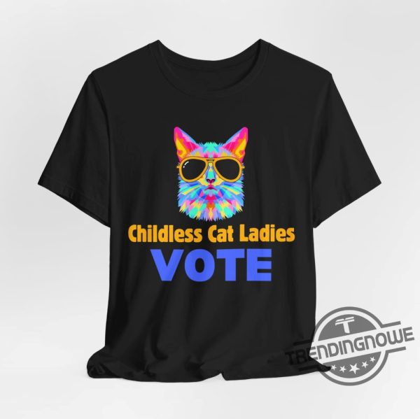 Childless Cat Lady Shirt Cat Lady Shirt Vote Blue Shirt Coconut Tree Harris 47 Shirt Childless Cat Lady Kamala T Shirt 2024 trendingnowe 2