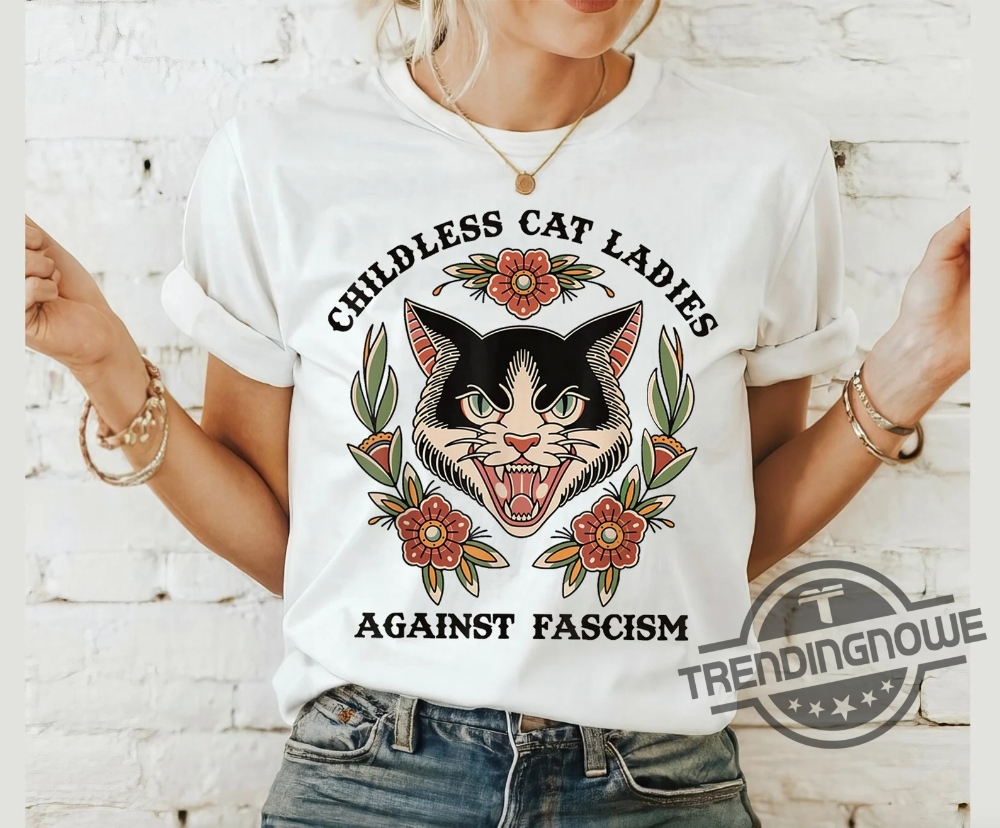 "Stylish Collection Childless Cat Lady Shirt: Perfect Gift for Cat Lovers" 14 Childless Cat Ladies Against Fascism Shirt Kamala Harris Shirt Childless Cat Lady Kamala T Shirt Kamala Harris 2024 Shirt