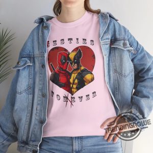 Besties Forever Testies For Never Shirt Deadpool Wolverine Shirt Deadpool 3 Shirt Deadpool And Wolverine Best Friends Shirt trendingnowe 2