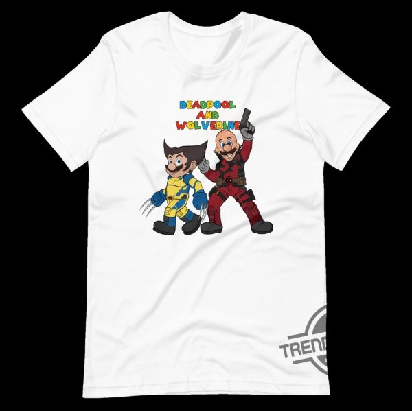 Deadpool Wolverine Shirt Super Mario T Shirt Deadpool 3 Shirt Deadpool And Wolverine Best Friends Shirt trendingnowe 1