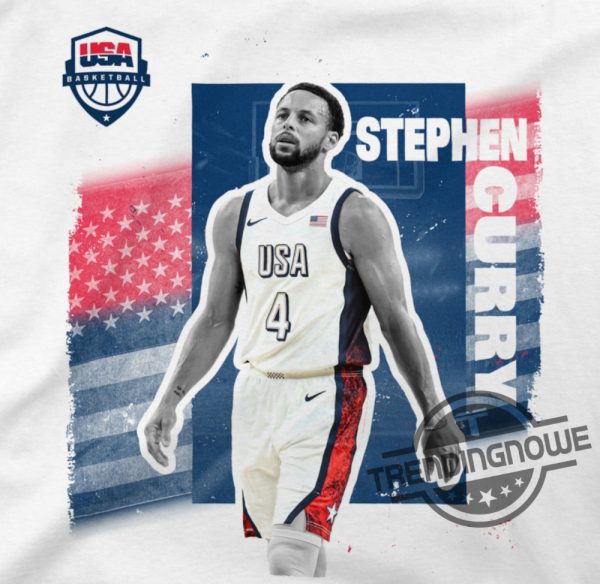 Stephen Curry Usa Basketball 2024 Summer Olympics Player Cutout Shirt Usa Basketball 2024 Summer Olympics Shirt trendingnowe 2