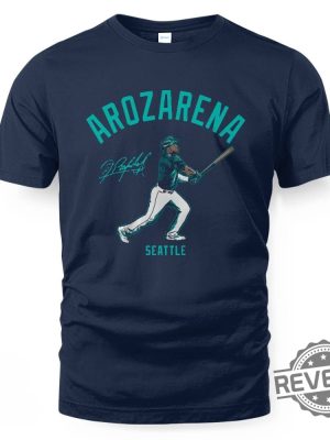 Arozarena Swing Seattle T Shirt Arozarena Swing Seattle Shirt revetee 2