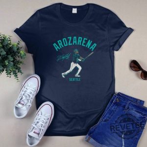 Arozarena Swing Seattle T Shirt Arozarena Swing Seattle Shirt revetee 4