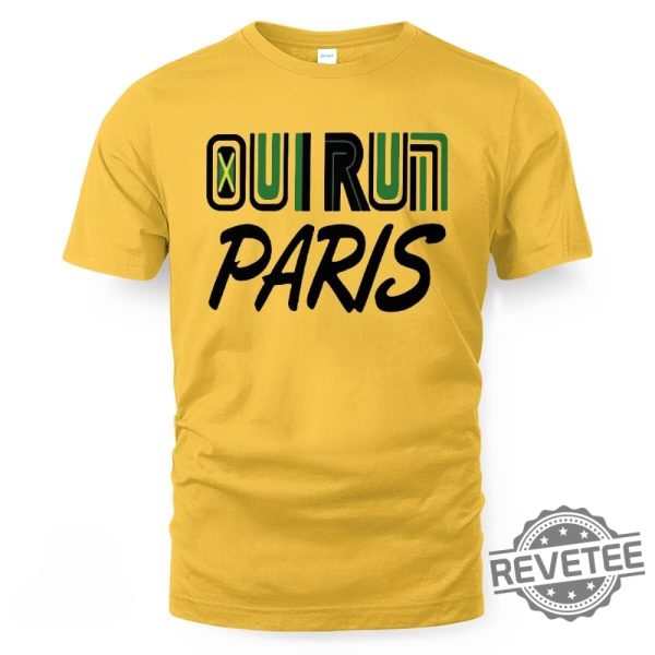 Oui Run Paris T Shirt Oui Run Paris Shirt revetee 1