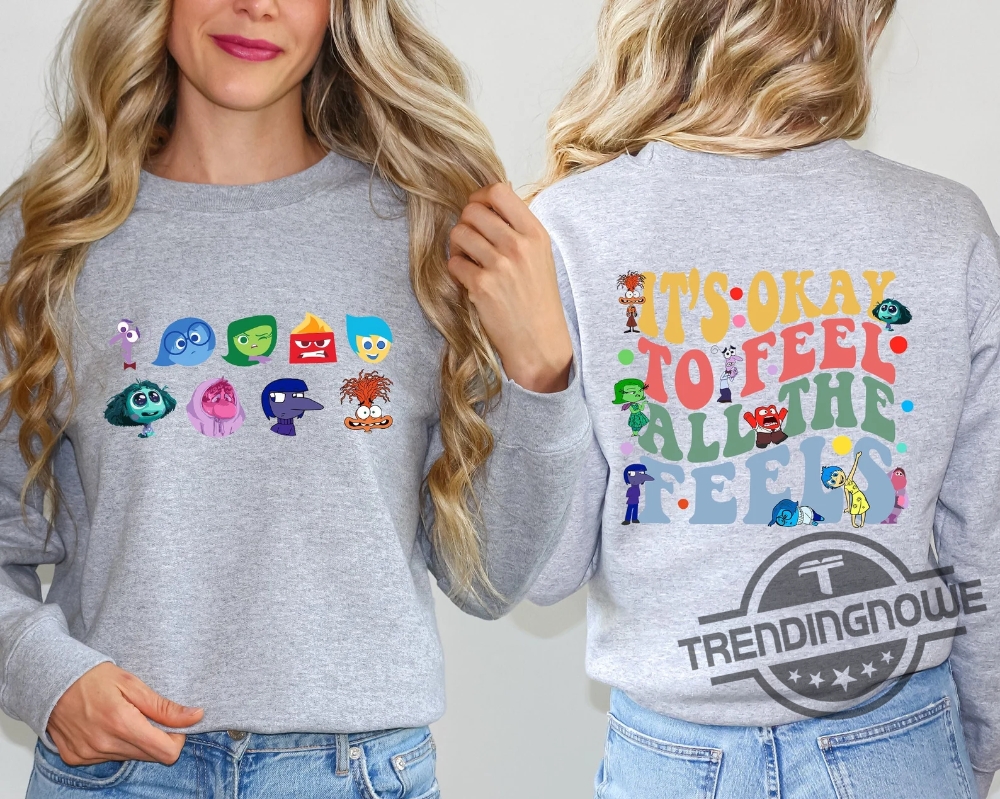 Mixed Emotions Shirt Its Okay To Feel All The Feels Shirt Mental Health Sweatshirt Speech Therapy Tee Disney Inside Out T Shirt trendingnowe 1