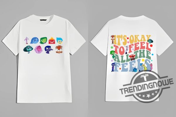 Mixed Emotions Shirt Its Okay To Feel All The Feels Shirt Mental Health Sweatshirt Speech Therapy Tee Disney Inside Out T Shirt trendingnowe 2