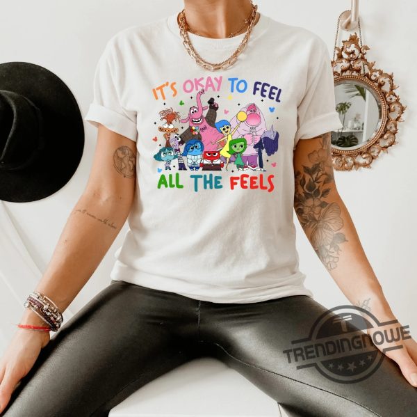 Mixed Emotions Shirt Disney Inside Out 3 Shirt Its Okay To Feel All The Feels Shirt Mental Health Sweatshirt Speech Therapy Tee trendingnowe 1